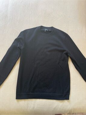 Theory Black Crewneck Sweater